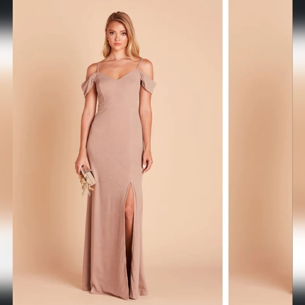 Birdy Grey Blush Off-Shoulder Wedding Dress